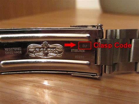 codici clasp rolex da 2010 a 2019|rolex clock codes.